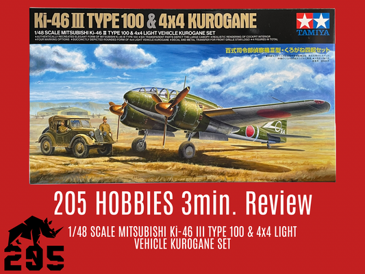 Tamiya 25217 148 Model Kit WWII Mitsubishi Ki 46 III Type 100 w4x4 Kurogane