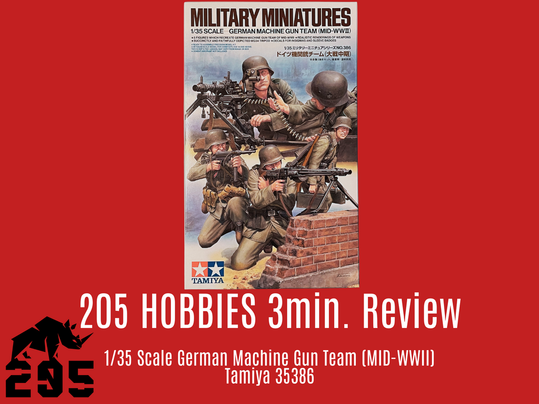 Tamiya 35386 German Machine Gun Team (MID-WWII)